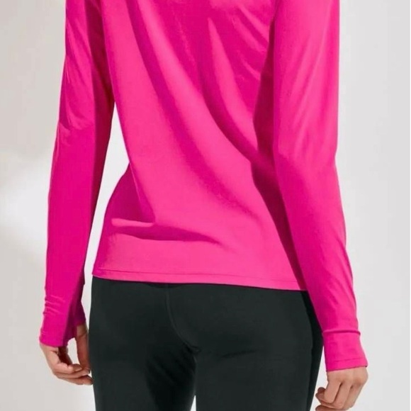 Coolibar Vibrant Hot Pink Fuschia Sun Protection Jacket SPF 50+ - Picture 3 of 9